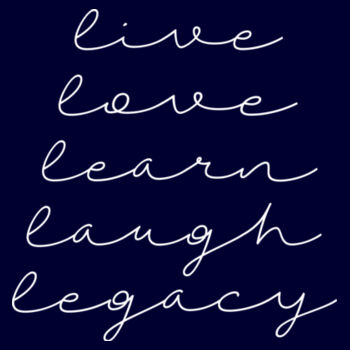 Womens Tee Navy Design